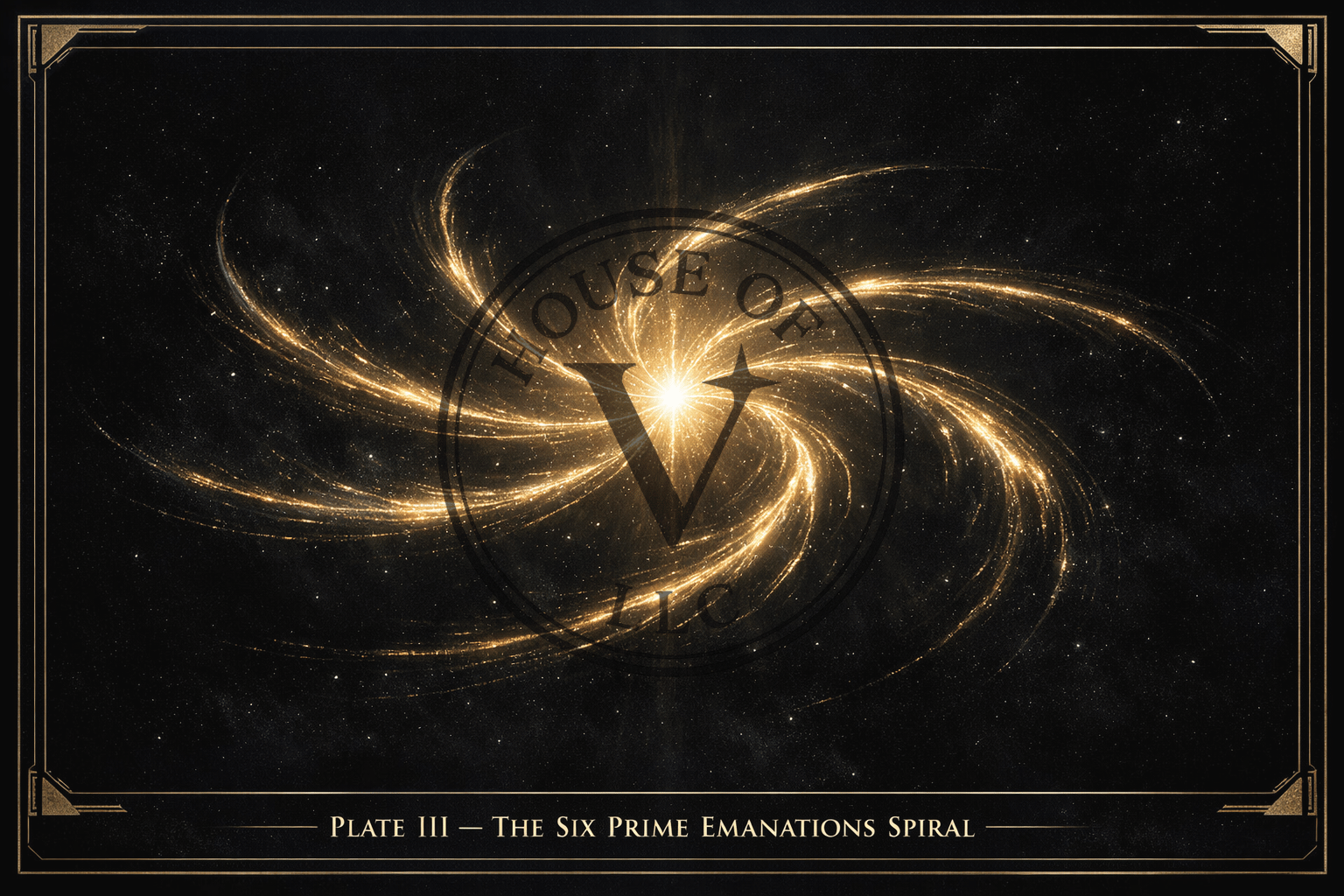 Plate III — The Six Prime Emanations Spiral