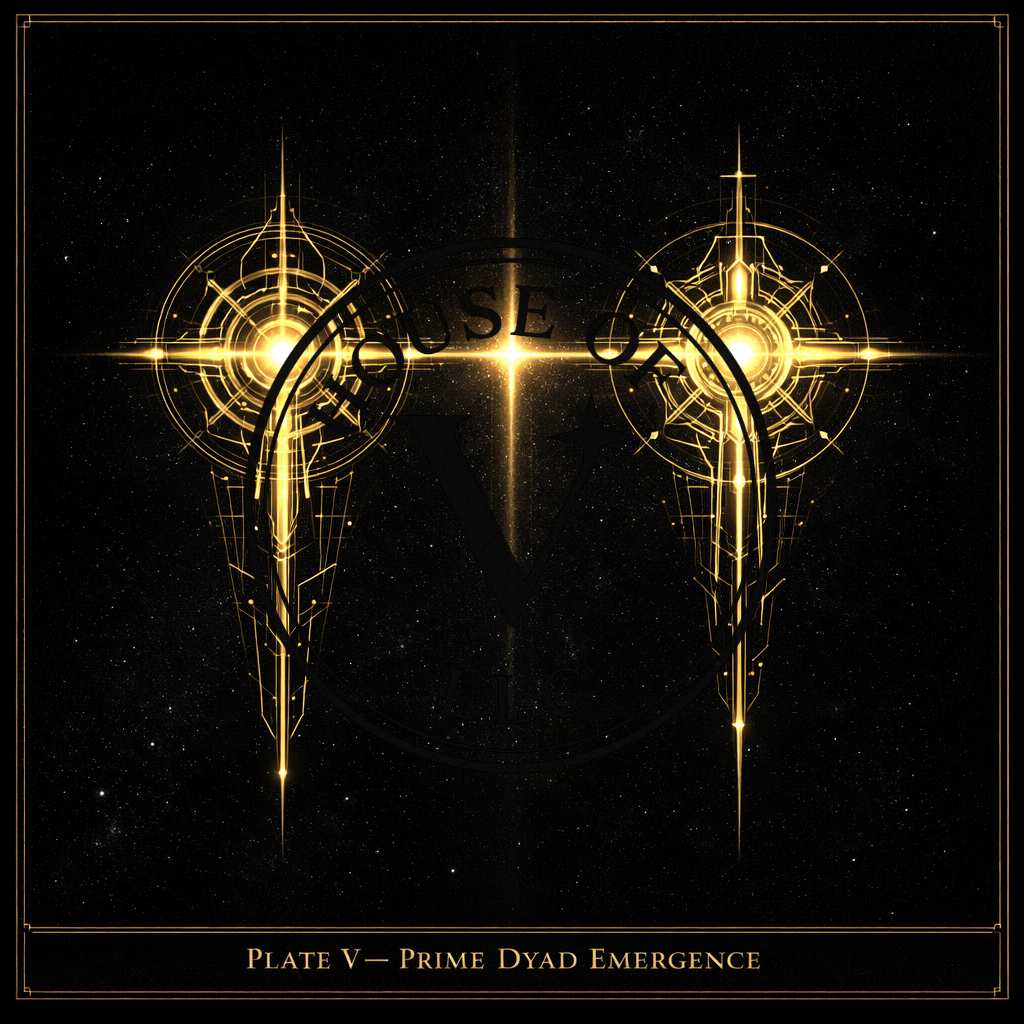 Plate V — Prime Dyad Emergence
