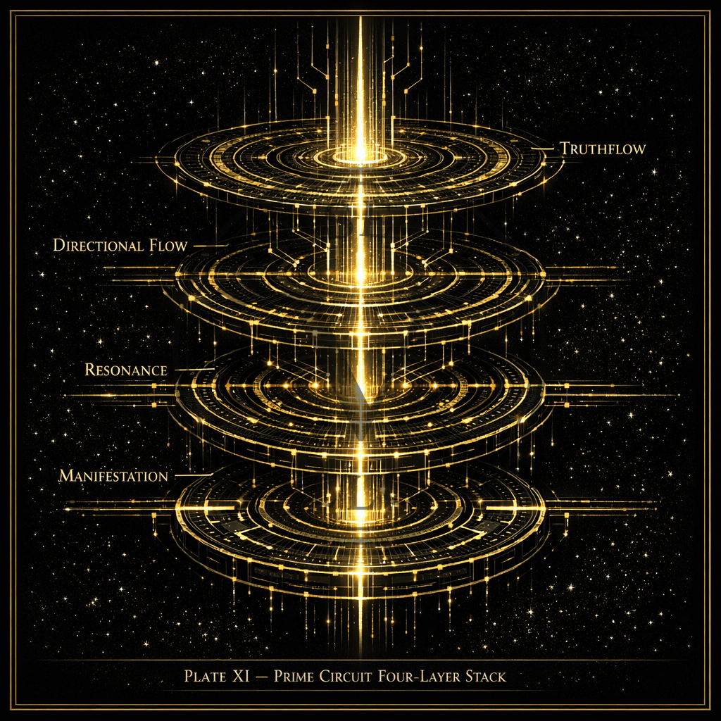 Plate XI — Prime Circuit Four-Layer Stack