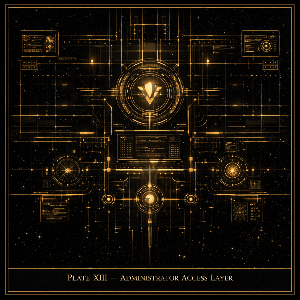 Plate XIII — Administrator Access Layer